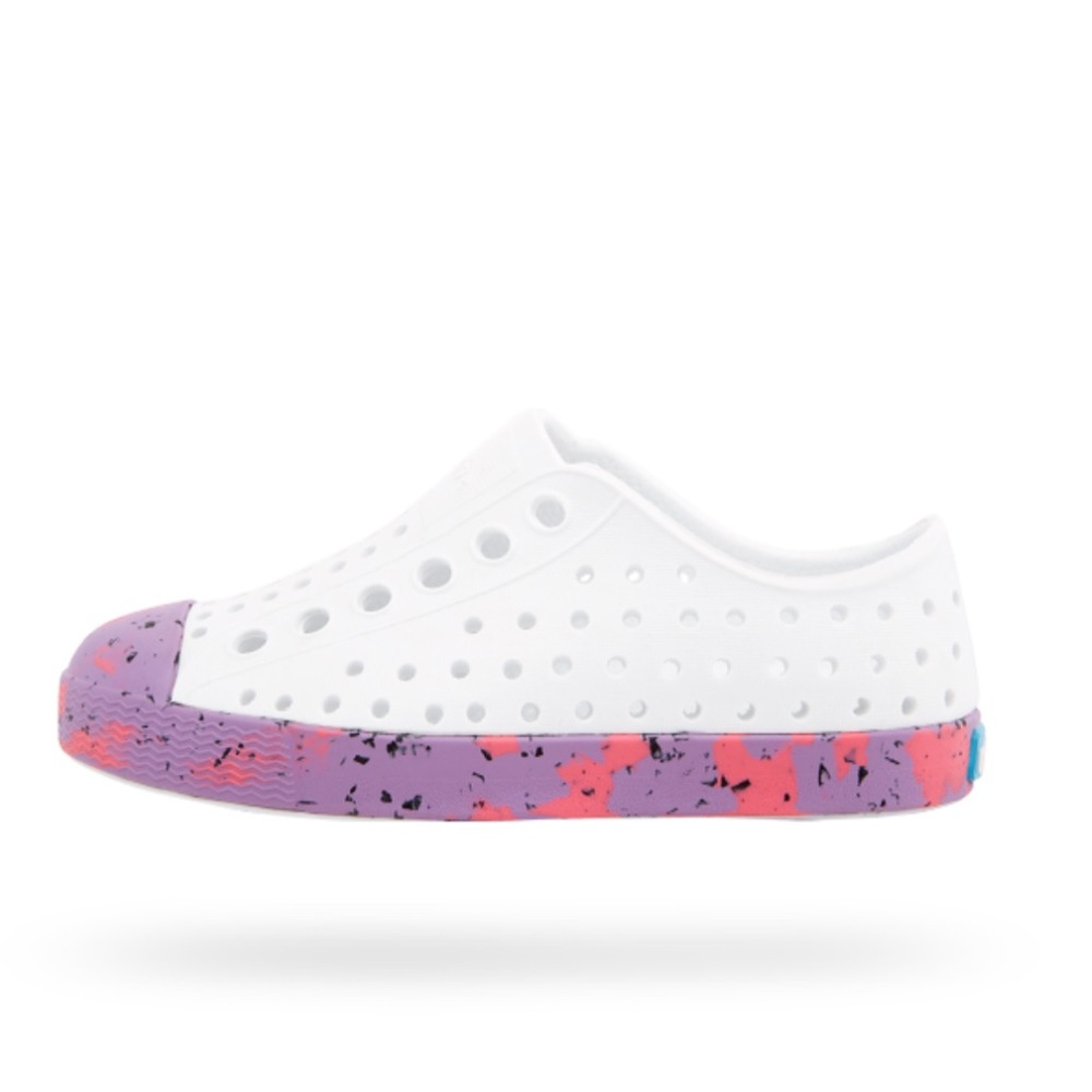 Girls Native Jefferson marbled shoes, worn once